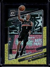 2021-22 Panini Donruss Optic Lonnie Walker IV Choice Black Gold Prizm #/8 Spurs