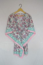 Indian Block Print Short Kaftan 100 Cotton Dress 100 TARRIF FREE  0 CHARGE SK-52