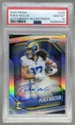 152869000 Puka Nacua 2025 Panini Prizm #205 Silver Auto PSA 10
