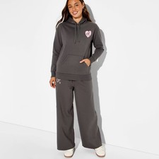 Women Olivia Rodrigo Hooded Graphic Pullover Sweatshirt - Gray S