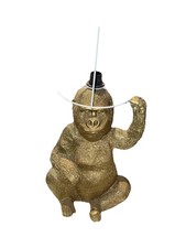 Gust Monkey Single Light Table Lamp Gold and Black Finish