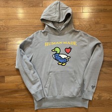 Human Made Duck Hoodie Spring/Summer 2022 Collection Gray Men’s Size L Large