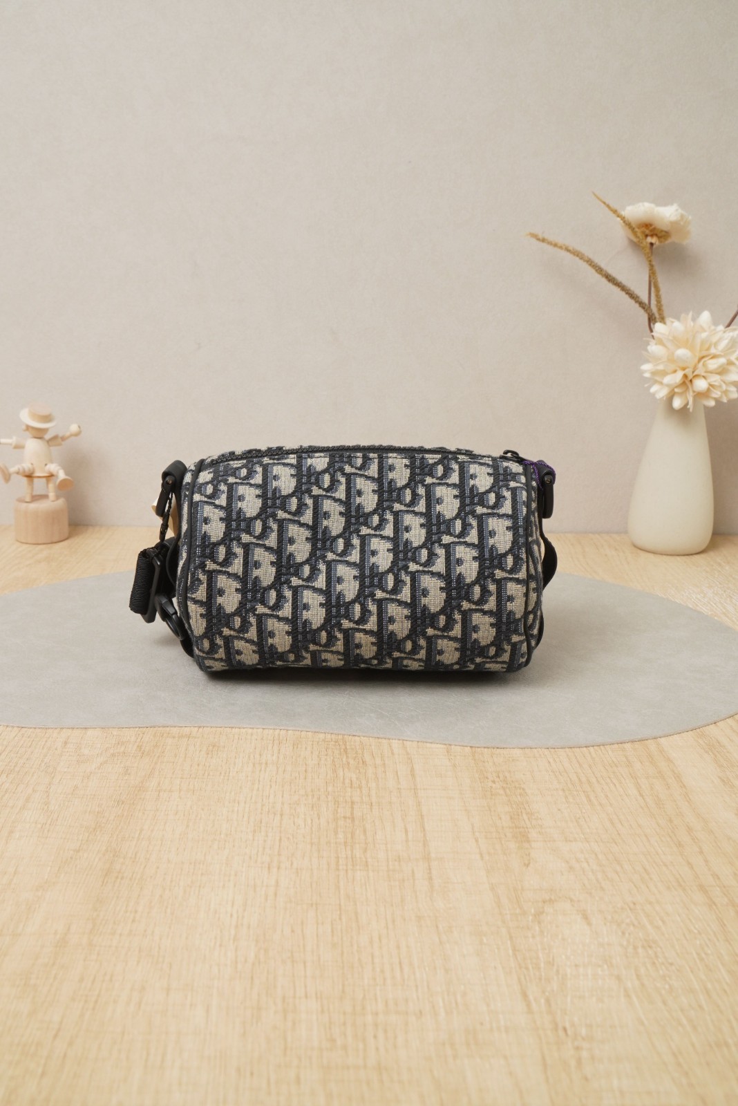 Dior Roller Mini Bucket Bag Rabbit Embroidery Monogram Canvas/Strap thumbnail 6