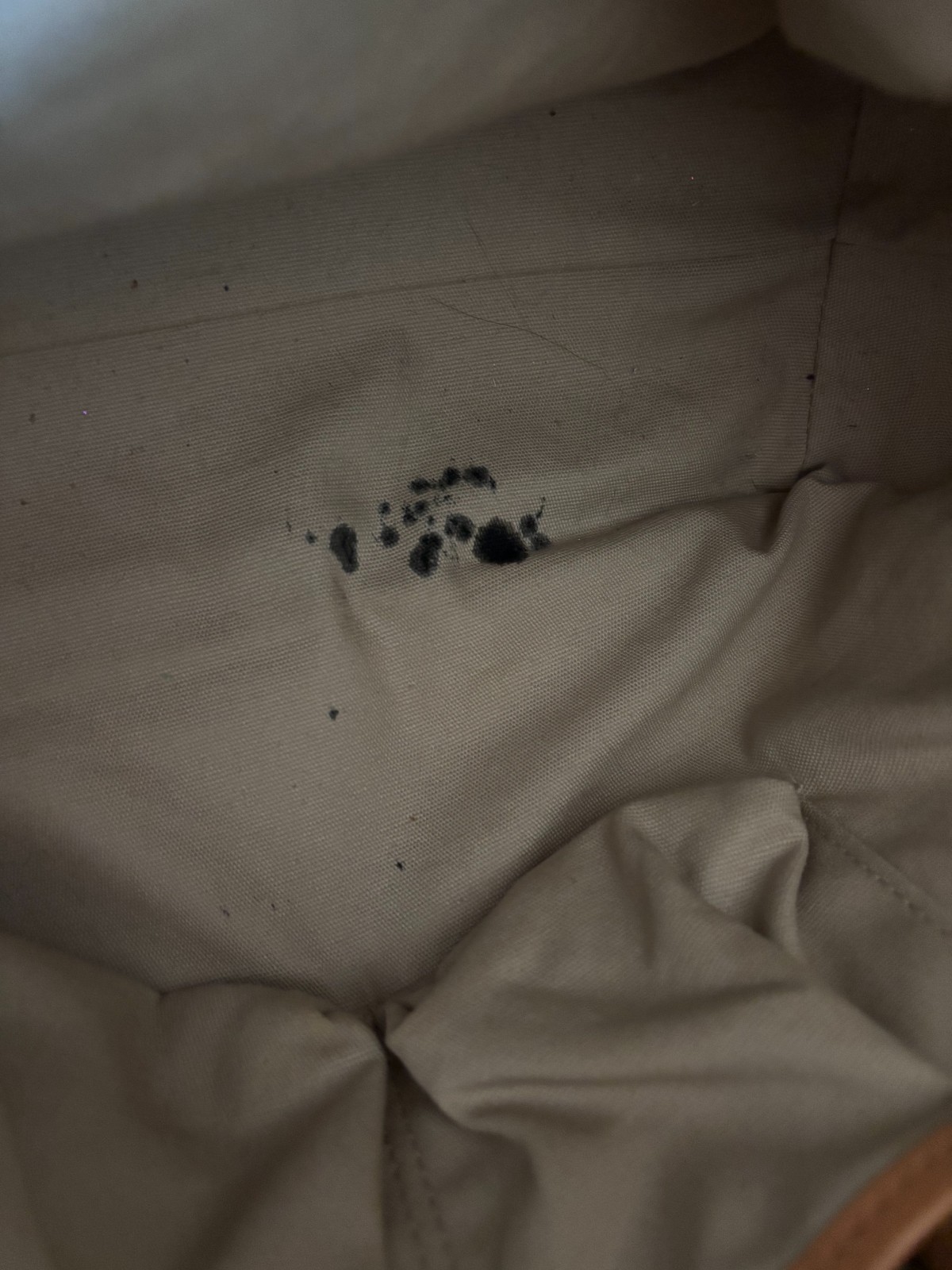 Tory Burch Striped Canvas Zippered Handbag w/Leather Trim thumbnail 9