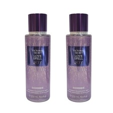 2 NEW VICTORIA'S SECRET LOVE SPELL JOY SHIMMER BODY MIST SPRAY, 8.4 FL OZ
