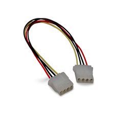 1ft 4 Pin Molex Cable Female to Female - Multi