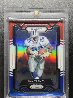 rare emmitt smith football cards EMMITT SMITH Rare Refractor Holo Investment Card Non Auto Panini Mvp  Cowboys