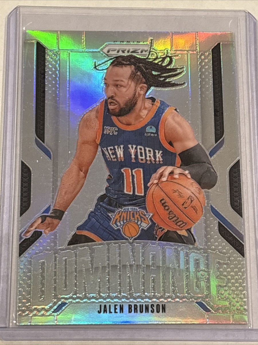 2024-25 Panini Prizm Dominance Insert Jalen Brunson Card #17 