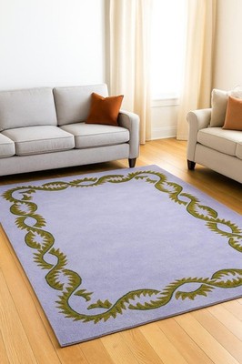 Designer Rug | Irregular Rug | Wool area Rugs | Living Room Rug | Tufted A273