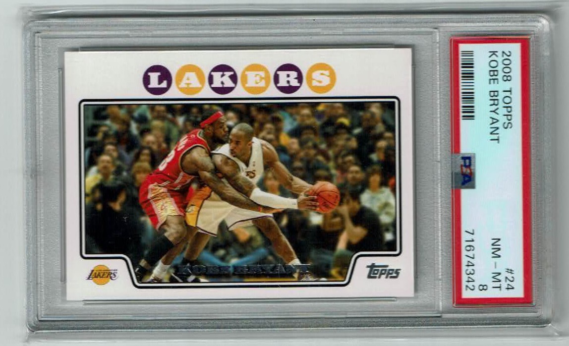 2008 Topps NBA Kobe Bryant #24 PSA 8 (w/ Lebron James) Lakers 🔥🔥