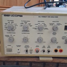 Sencore VC93 All Format VCR Analyzer Test Equipment Test Instrument