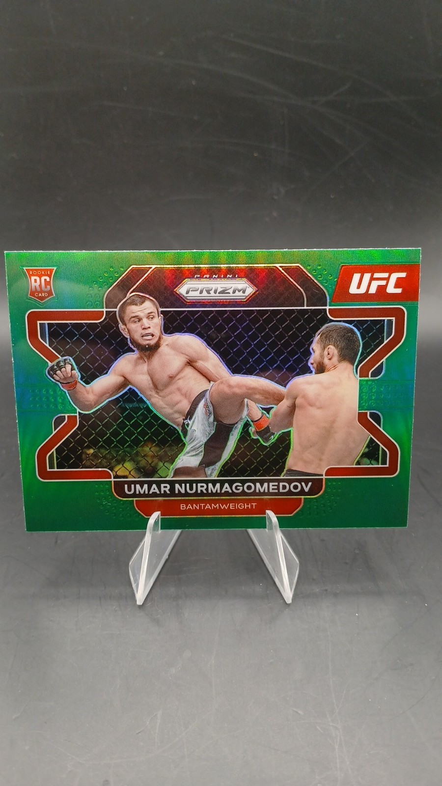 2022 Panini Prizm UFC - Umar Nurmagomedov #32 Green Prizm (RC)