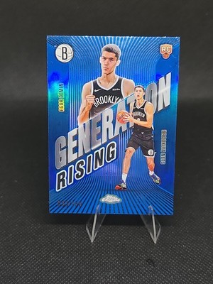EGOR DEMIN 2025-26 TOPPS CHROME GENERATION RISING BLUE ROOKIE /150 #GR-15