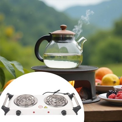 Countertop Double Burner Heating Cooking Stoves Lightweight Electric for