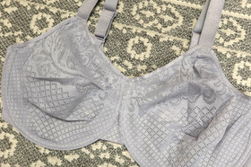 New Wacoal Visual Effects Minimizer Bra - Size 38G - Raindrops - # 857210