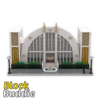 Justice League Hall of Justice Modular Building Batman MOC - 2688 Klemmbausteine
