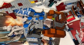 3 Lego Star Wars Building Sets As Found No Figures 7678 75002 7681! Built