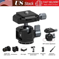 Camolo 360 Rotation Tripod Ball Head Holder Arca Kit For Camera Quick Release