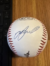 Jeff Bagwell Moises Alou Signed Baseball