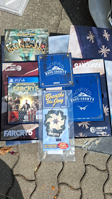 Ubisoft Far Cry 5 PS4 PAL Collector s Case mit Box, Karte, Poster, CD & Extra