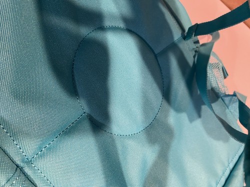 Lego Stein Rucksack - blau mit gelbem Innenraum - Schule Freizeit - Bild 23 von 24