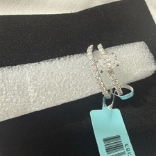 Sterling Silver Moissanite Ring Size 8 1.59 C...