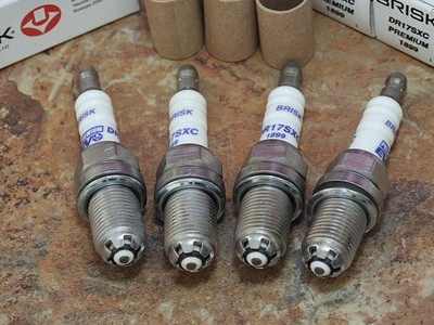 4x BRISK DR17SXC Evo Laser Spark Plugs fit: Vauxhall Tigra - 1.4/1.8 - 2004-2009
