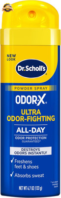 Dr. Scholl s Odor-X Ultra Odor Fighting Foot Spray Powder 4.7 oz