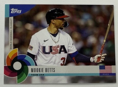 2023 Topps World Baseball Classic Global Stars #30 Mookie Betts Team USA Dodgers