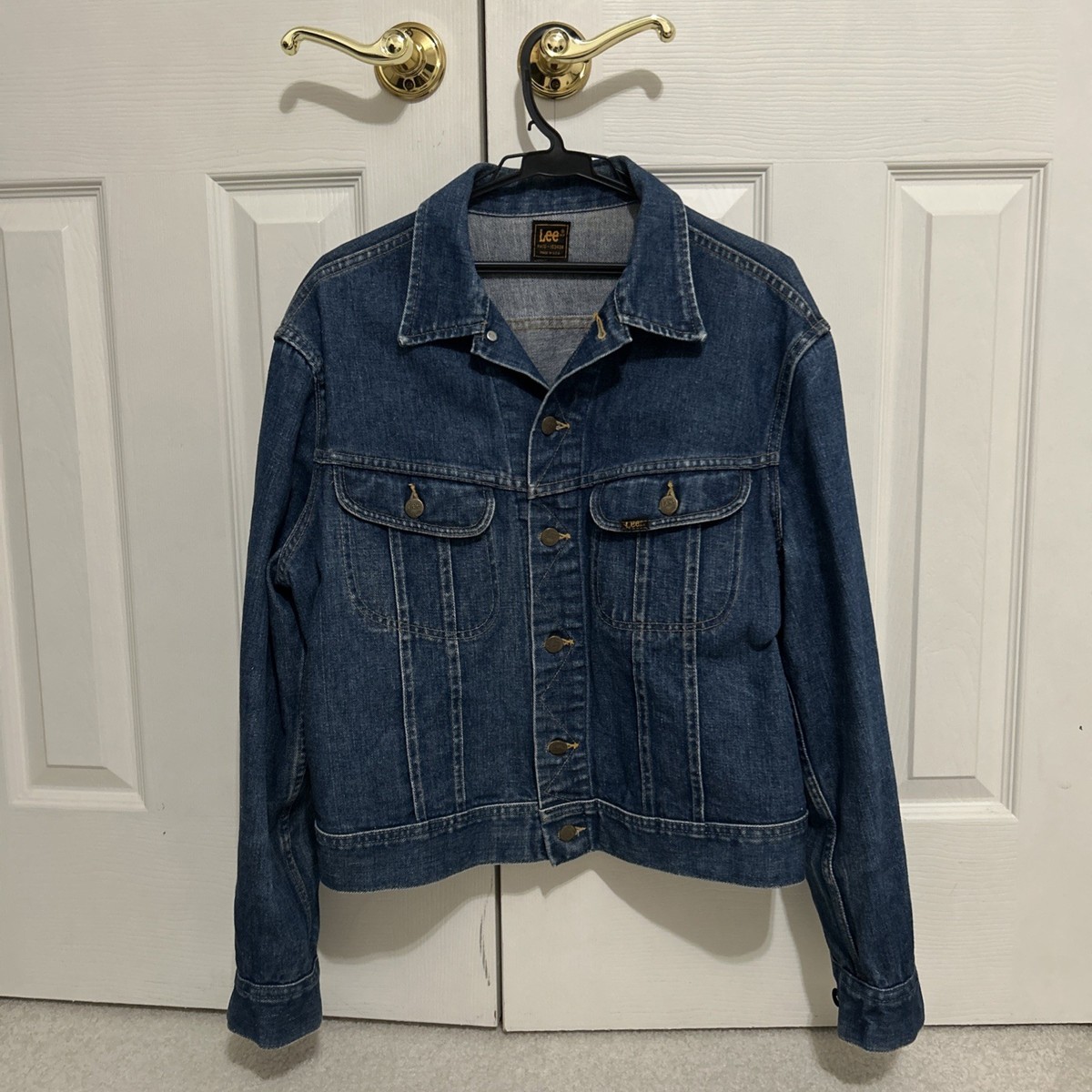 大幅値下げ！80’s vintage Lee denim jacket 220J 80S Usa Made Lee 220J Denim Jacket G Men M Vintage JPN Anime