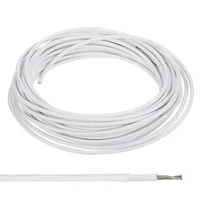 9.8ft 15AWG Electronic Wire High Temperature Electrical Silicone Cable White