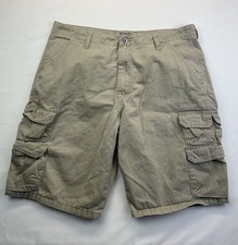 Wrangler Men's Cargo Shorts Medium Khaki, Size 36 X10" Inseam. Great Shorts   