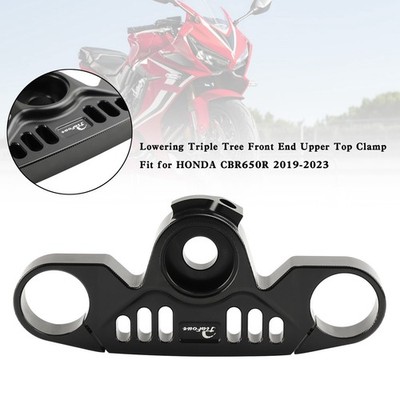 Lowering Triple Tree Front End Upper Top Clamp For HONDA CBR650R 2019-2023 US