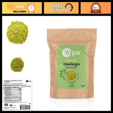 Organic Moringa Leaf Powder 1 lb - USDA Certified, Non-GMO, Vegan, Gluten-Free S