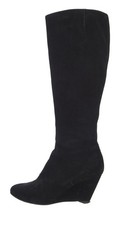 Authentic Giuseppe Zanotti black suede knee-h...