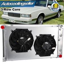 3-row Radiatorshroud Fan Fit 1967-87 Chevrolet Monte Carlo Caprice C10 C20 C30