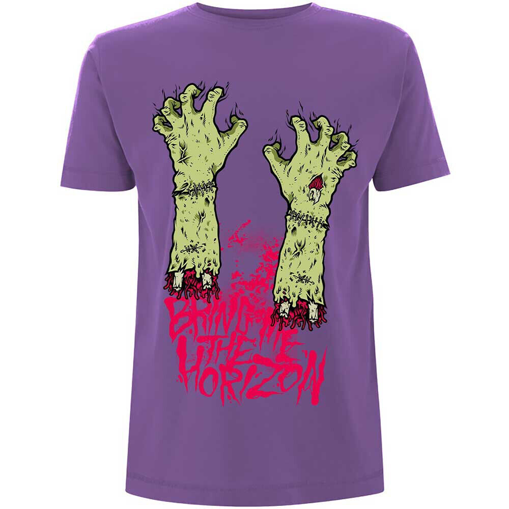 Bring Me The Horizon - Zombie Hands - Purple t-shirt