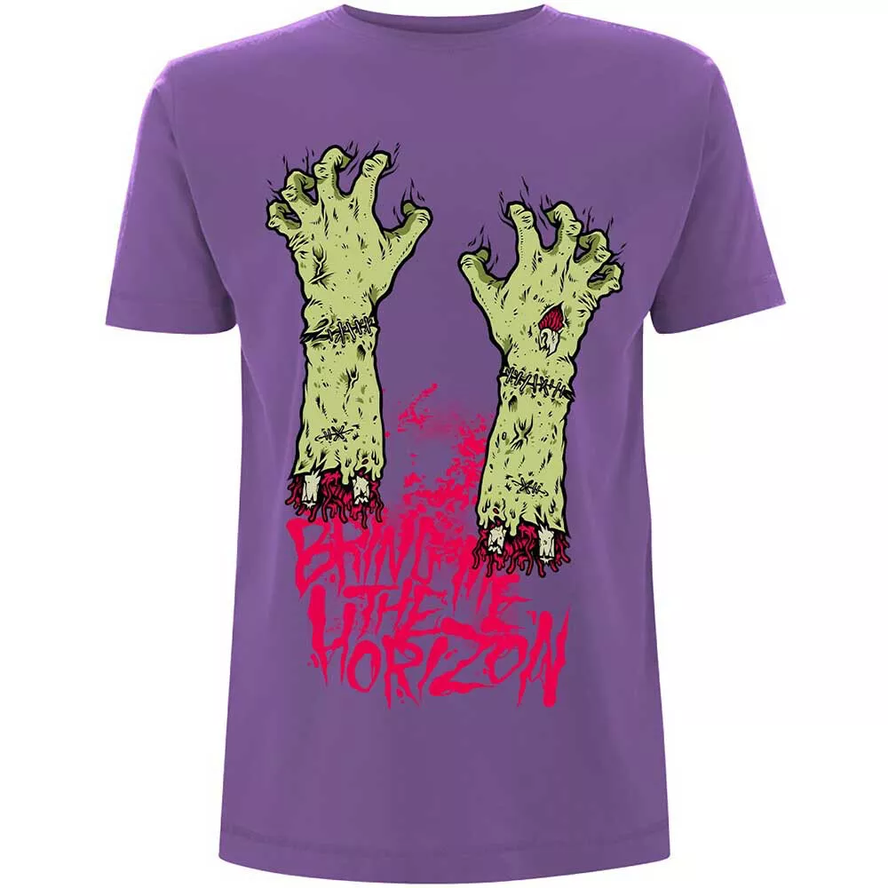 Bring Me The Horizon - Zombie Hands - Purple t-shirt