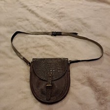 Vintage Mulberry Cross Body Saddle Bag Brown Congo Leather with Original Strap