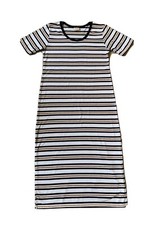 CWater Dress Woman  s Size XL Cotton Knit Stretchy Maxi Vintage