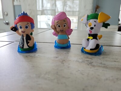 Nickelodeon Bubble Guppies You Roll N' Go Sliders Lot of Figures Rollers 