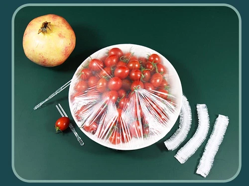 100PCS Disposable Food Cover Plastic Food Bag Elastic Wrap Food Bowl Dish Cover - Picture 9 of 21