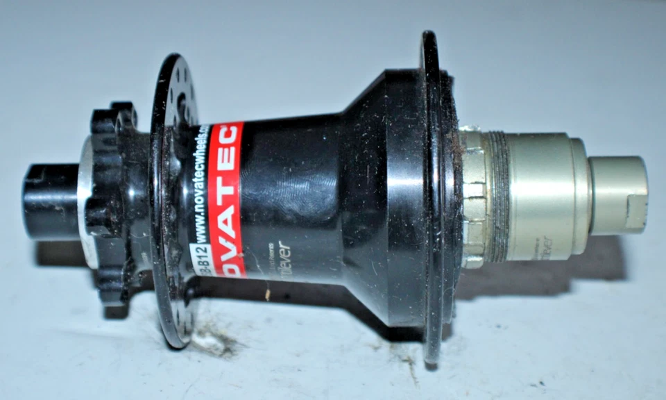 Novatec Rear MTB Hub 32H 148mm Black 6-Bolt Disc 12mm Thru Axle XD USA Shipper:) - Image 3 of 4
