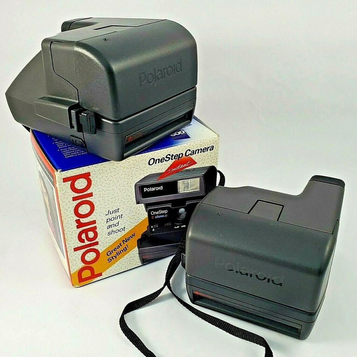 Vintage Two 1998 Polaroid OneStep 