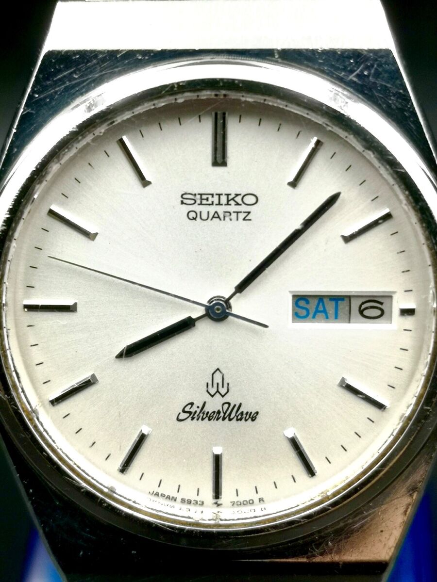 Vintage Seiko Silver Wave Men's quartz watch. 5933-7000. | eBay Vintage Seiko Silver Wave Men's quartz watch. 5933-7000. | eBay