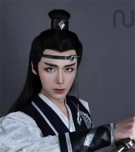 China Hanfu Headdress Headband Crown Hair Accessories 抹额 unisex - Picture 3 of 9