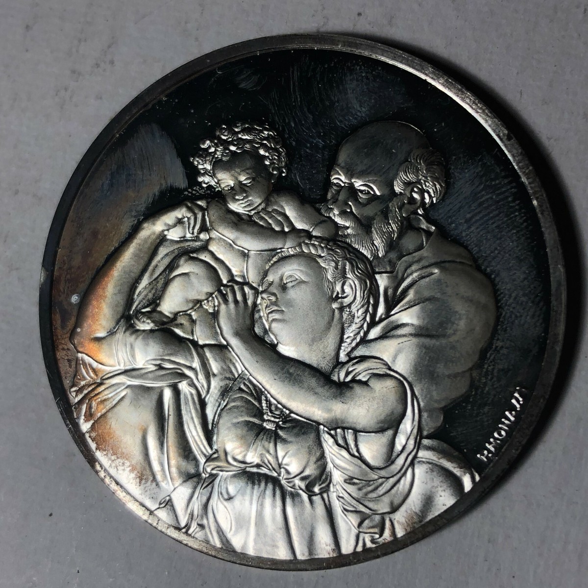 The Doni Tondo, The Genius of Michelangelo 1.26oz Sterling