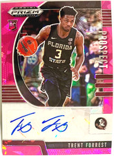 2020-21 Panini Prizm Draft Pink Cracked Ice Trent Forrest Auto RC #PA-TF
