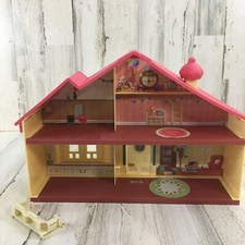 Bluey Family House Celebration Home Birthday Playset Dollhouse with Porch Blue