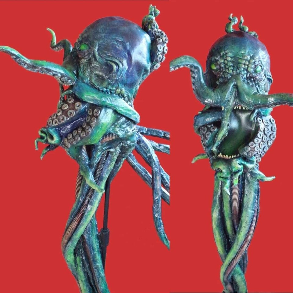Custom Cthulhu Microphone Stand Made By Devil And Sons eBay